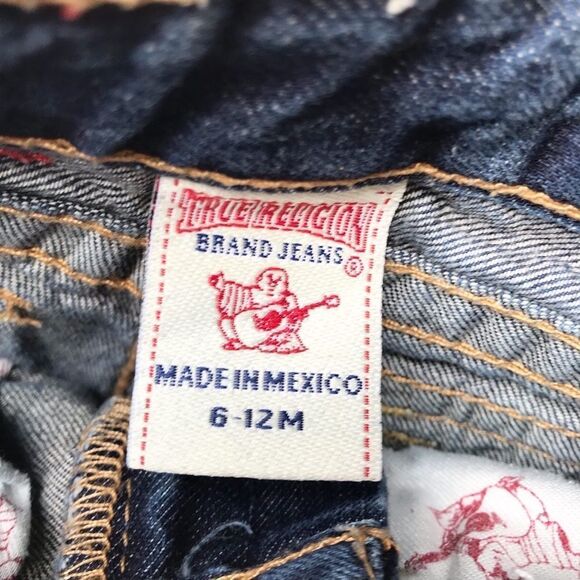 True Religion Baby Billy jeans EUC 6-12 months - Picture 4 of 7